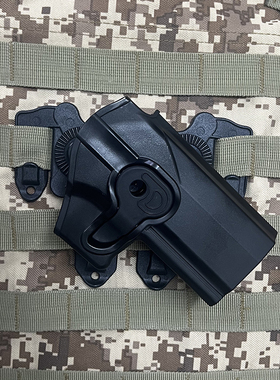 DX2011战术挂胸前快拔套茉莉molle系统电手C2 OYG17 G18C火鹤枪套