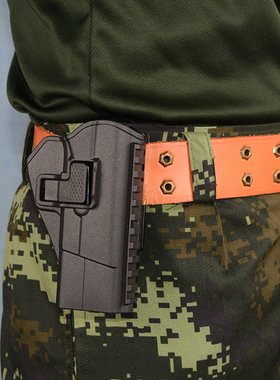 战术快拔枪套腰挂式92G 92A G17 P226 1911胸挂快拆G19电手弹夹套
