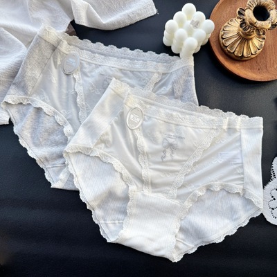 【90-140斤】C2442#弹性很大~高品质棉质舒适包臀中腰女内裤
