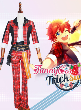 漫田 偶像梦幻祭 Trickstar 明星昴流 同款 全套 打歌服 cos服