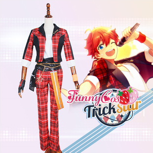 漫田 偶像梦幻祭 Trickstar 明星昴流 同款 全套 打歌服 cos服