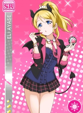 漫田 Love Live! 小恶魔篇 觉醒前 绚濑绘里 cosplay服