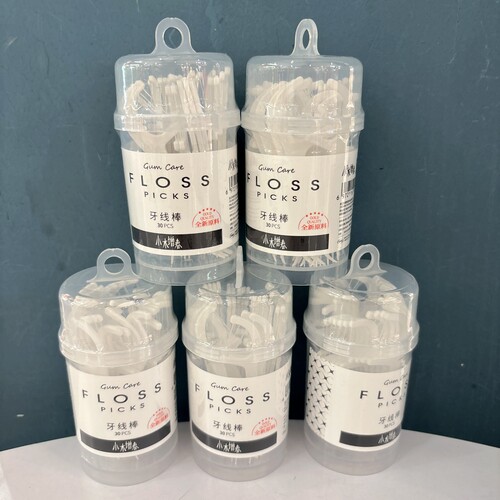 小木增春牙线超细家庭装便携清洁剔牙牙签一次性家用牙线棒包邮