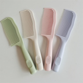 马尾梳女士专用长发家用顺发塑料女孩防静电直发扎头发不伤发梳子