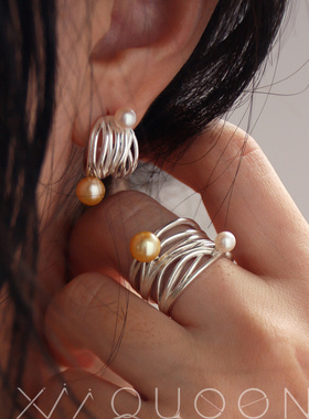 xiiqueen女男纯银珍珠设计师