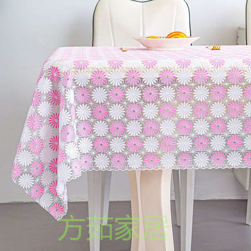 525特价包邮蕾丝免洗桌布塑料pvc茶几巾田园台布防裁剪烫金防水