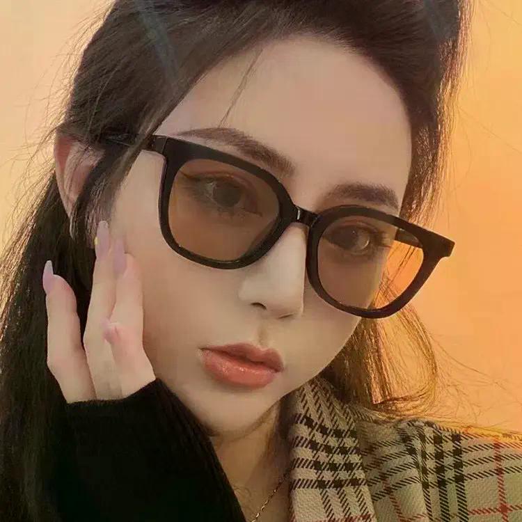 G家同款墨镜 复古米钉太阳眼镜女 夏日新款小红书INS韩版时尚眼镜