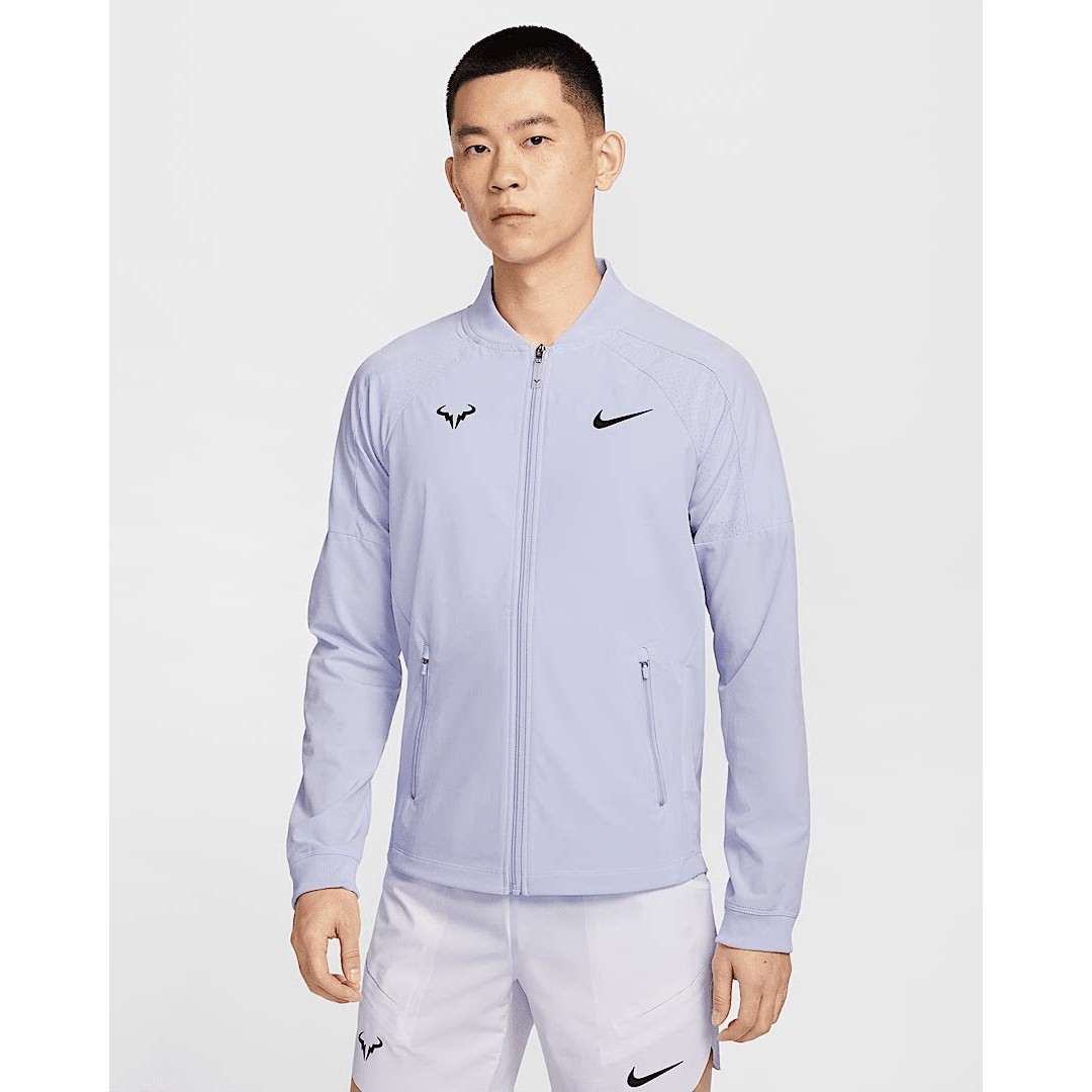 NIKE 纳达尔男子训练速干网球夹克梭织透气薄款外套 DV2886