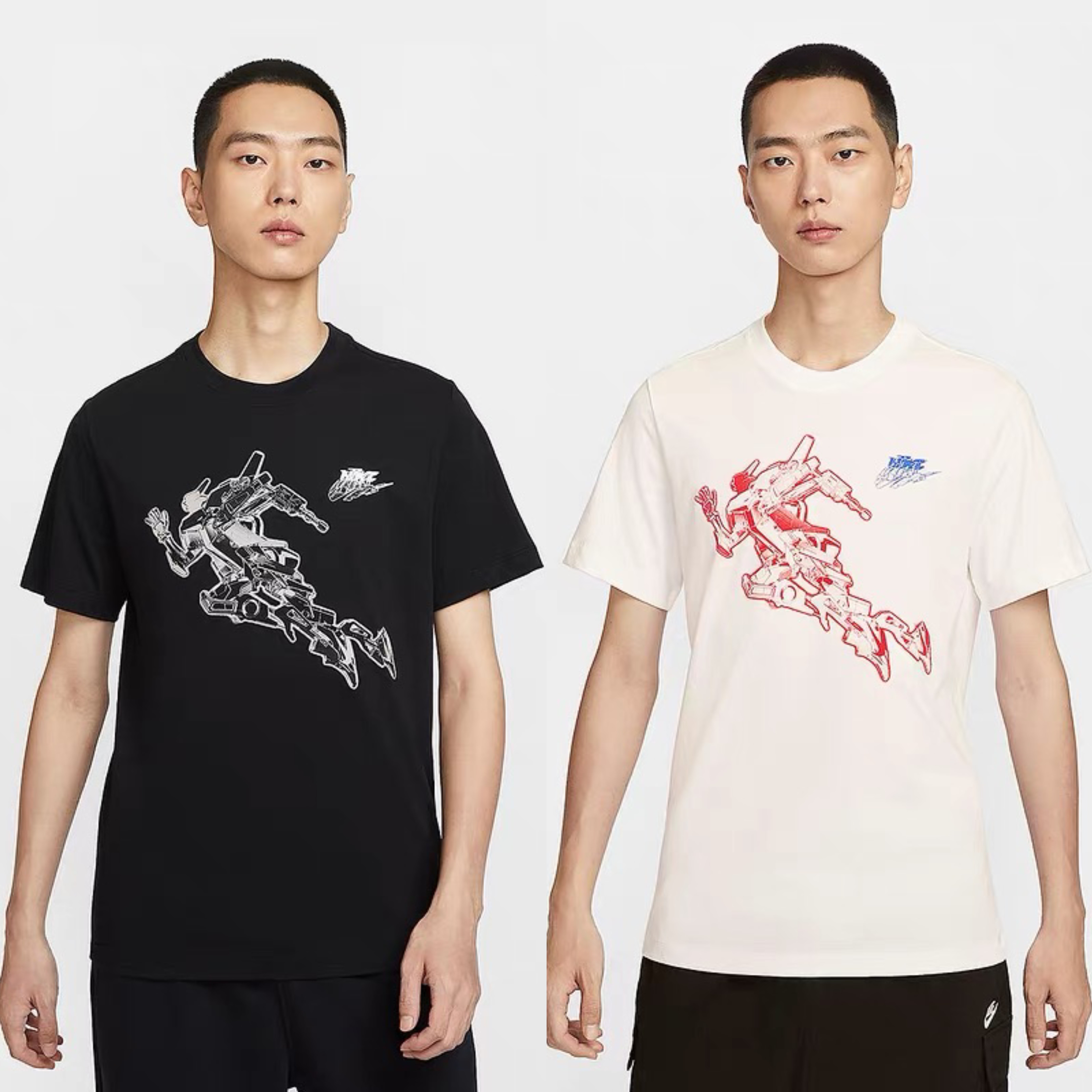 Nike/耐克短袖男夏季宽松透气机甲印花半袖圆领运动T恤HQ9167