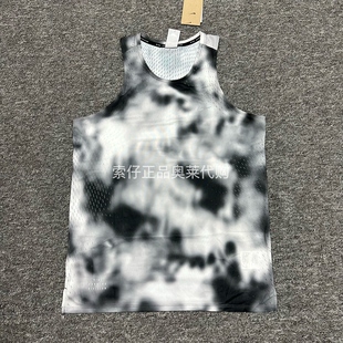 Nike/ Dri-fit ADV男子马拉松跑步无袖背心开叉反光T恤 HJ4147