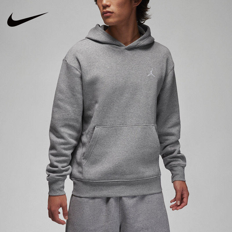 Nike/耐克 男子冬季加绒保暖宽松休闲运动连帽套头衫卫衣 FJ7775