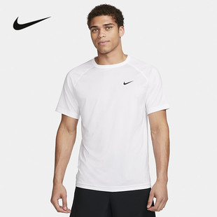 耐克/NIKE男子夏季速干运动训练轻薄舒爽网眼透气短袖T恤 DV9816