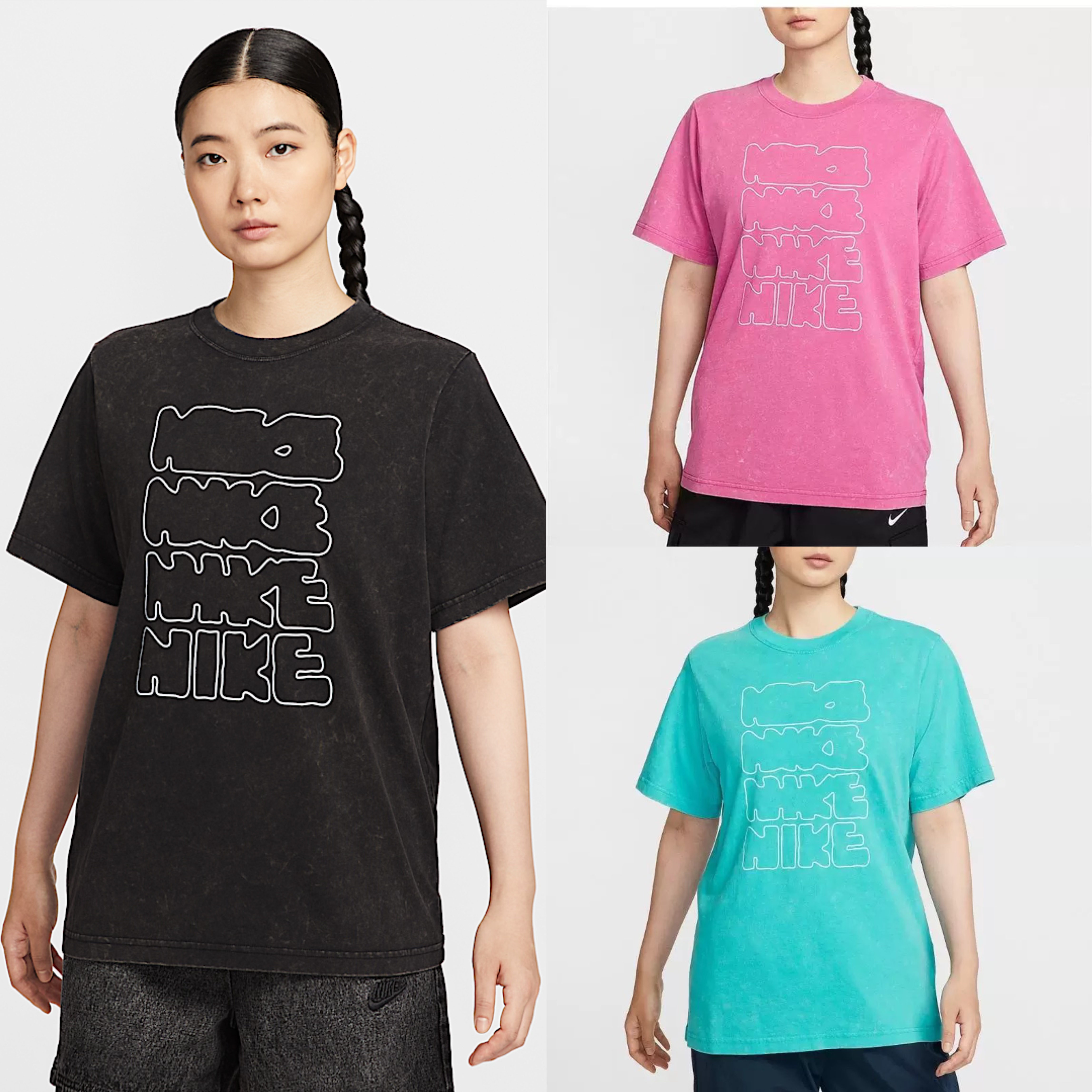 Nike/耐克正品夏季女士针织潮流透气休闲经典短袖T恤II0453-637