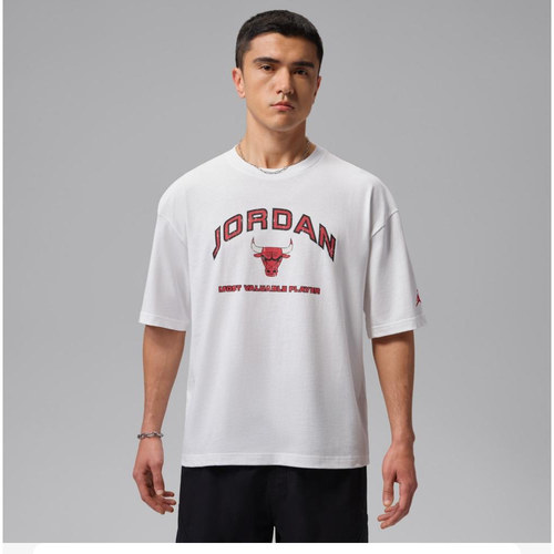 Nike/耐克正品Jordan男子芝加哥公牛队宽松休闲短袖T恤IF3122-100