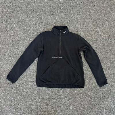 正品耐克Nike女子高尔夫运动休闲摇粒绒保暖半拉链卫衣DA3237-010