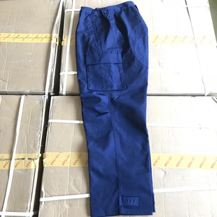 夏季蓝色作训服单裤训练服长裤冬作训单裤火焰蓝备勤服单消防蓝男