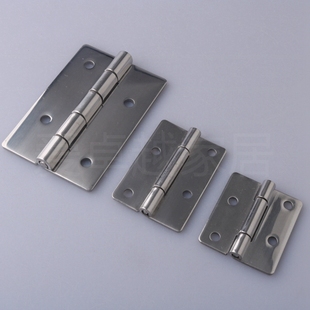 304不锈钢柜门铰链CL258工业配电箱门加厚合页工业设备门重型铰链