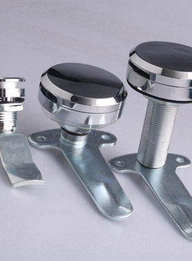 不锈钢MS172-1-3-62红色把手转舌锁 电柜箱圆柱锁 机械柜门锁