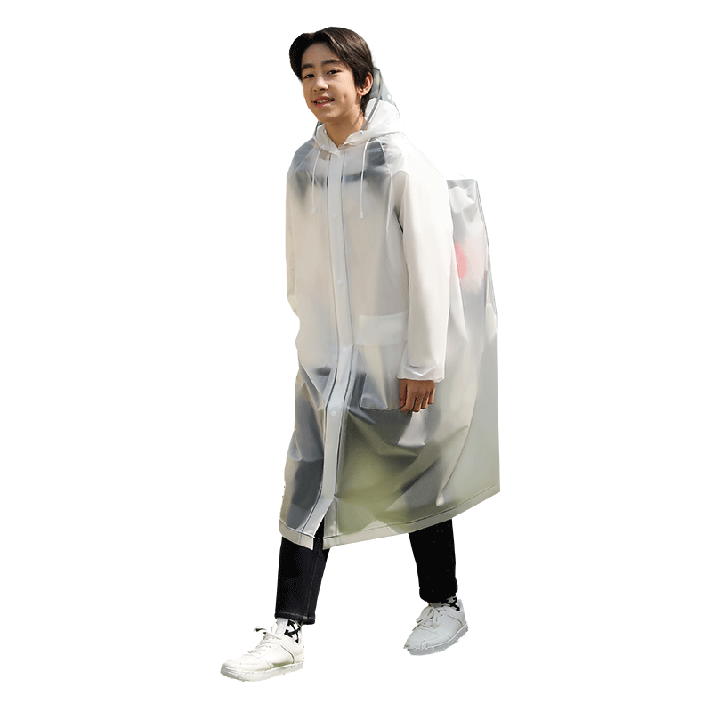 初中生自行车青少年中学生雨衣
