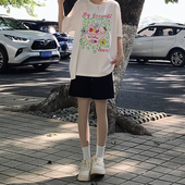 清仓捡漏三条杠宽松运动短裤 胖mm休闲a字三5五分中裤 外穿夏季 新款