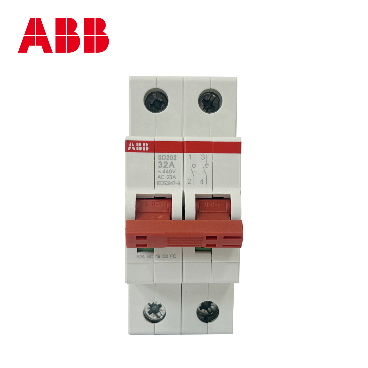 ABB负荷隔离开关微型隔离开关SD202/32A