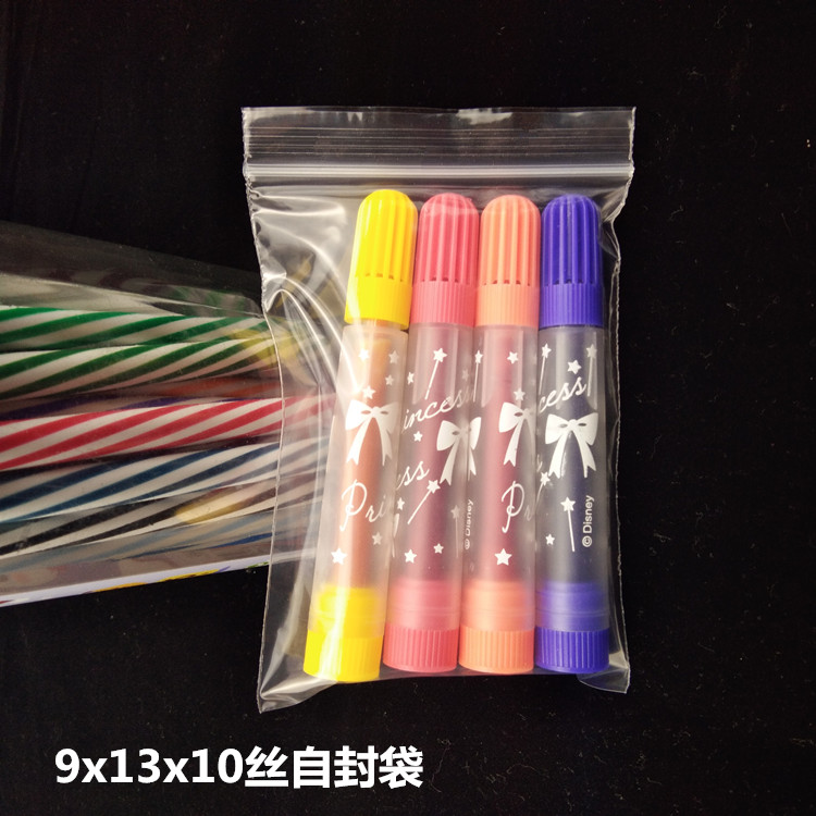 自封袋9x13cmPE透明包装袋 花茶袋 食品袋标本袋可批发100个价