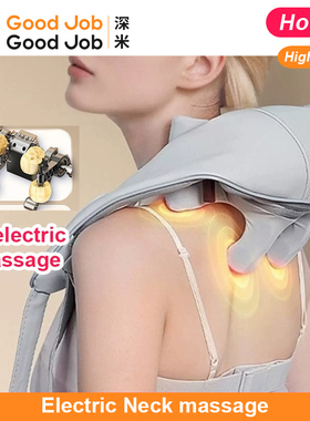 chargeable Shiatsu neck Body Shoulder Back Massager pillow