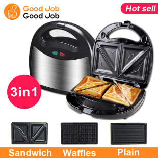 maker sandwich electric machine waffle cake panini toaster