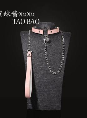 爱心项圈女牵引绳颈链颈带链子颈环choker项链字母锁骨链脖子颈圈