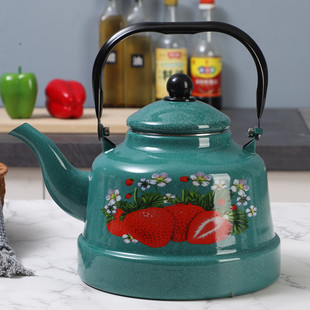 欧丽家搪瓷俄罗斯莎蓝风搪瓷壶马奶壶酥油茶壶厨具烧水壶明火