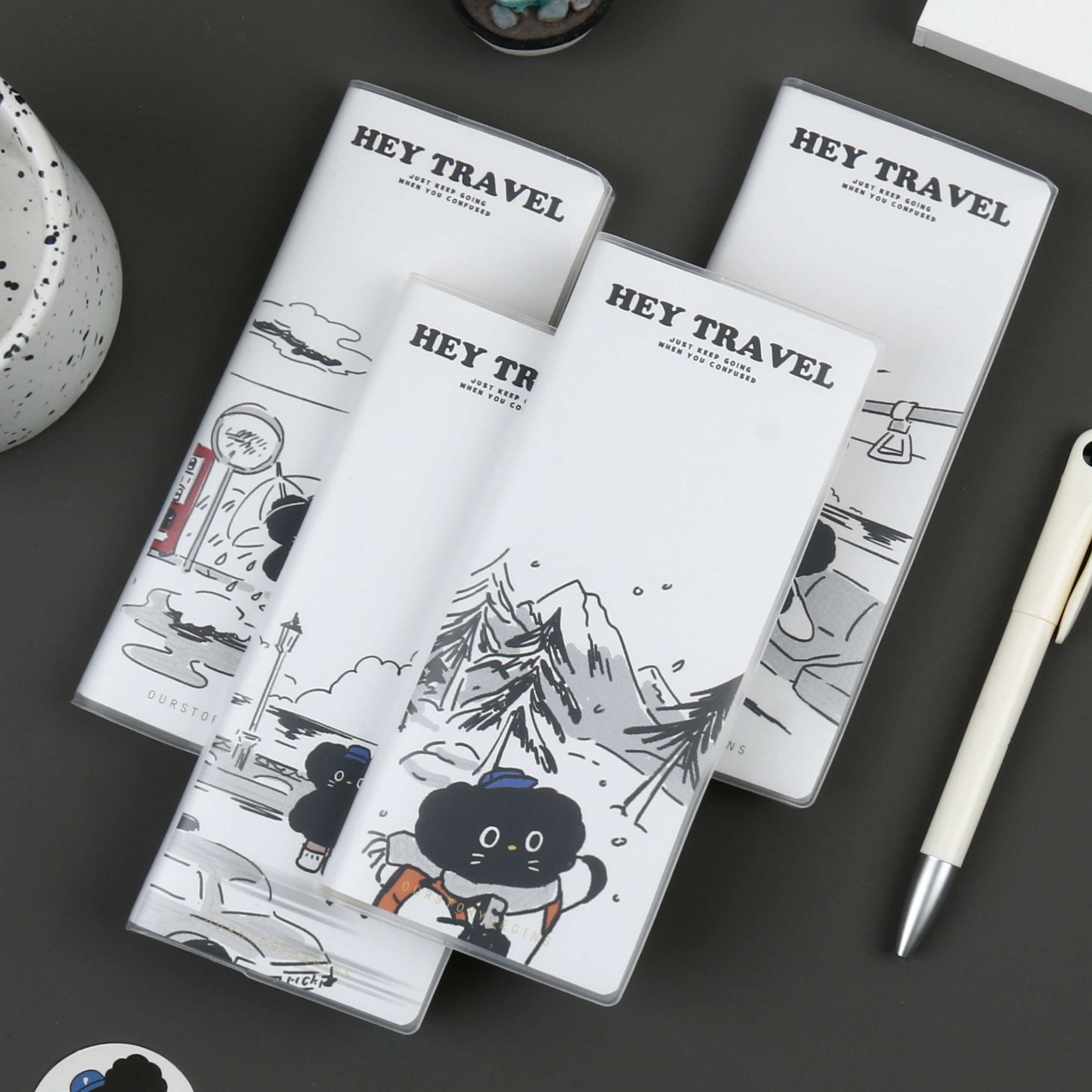 初品嘿仔在路上口袋胶套本b6