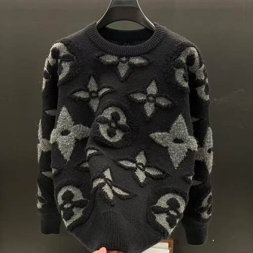 2025年新款秋冬男士时尚舒适简约毛衣气质百搭潮流高级感针织衫