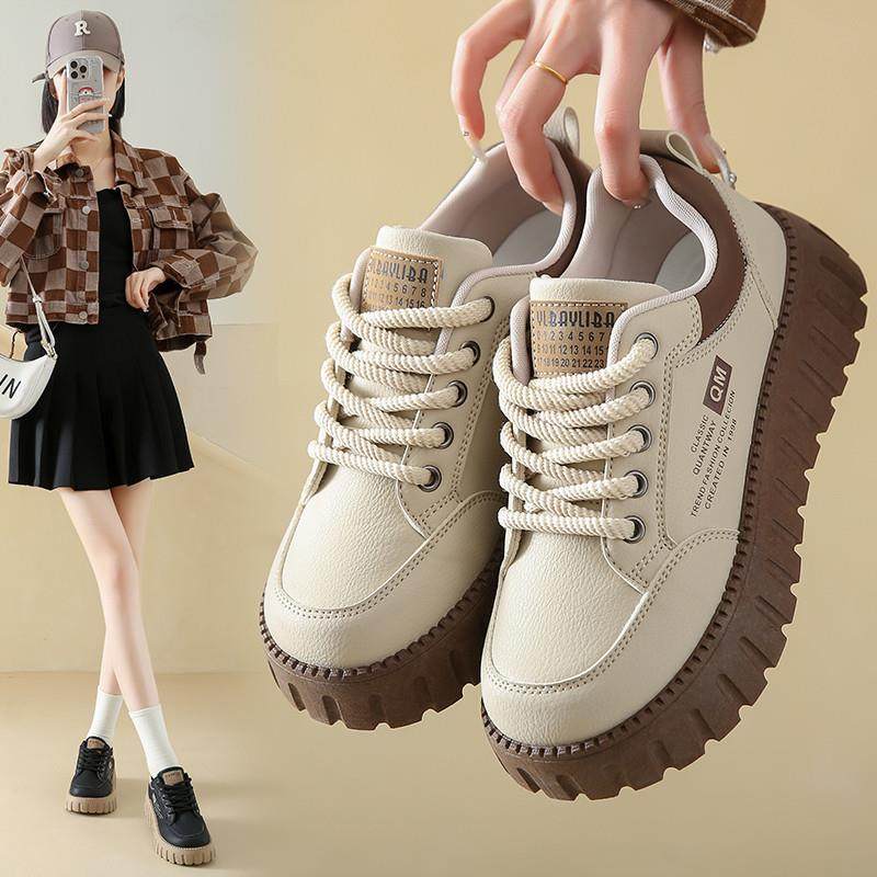 踩屎感厚底板鞋女鞋春夏2025新款鞋子女小码34舒适百搭莆田运动鞋,女鞋,休闲板鞋,淘宝优惠券,粉丝福利购,淘宝优惠卷