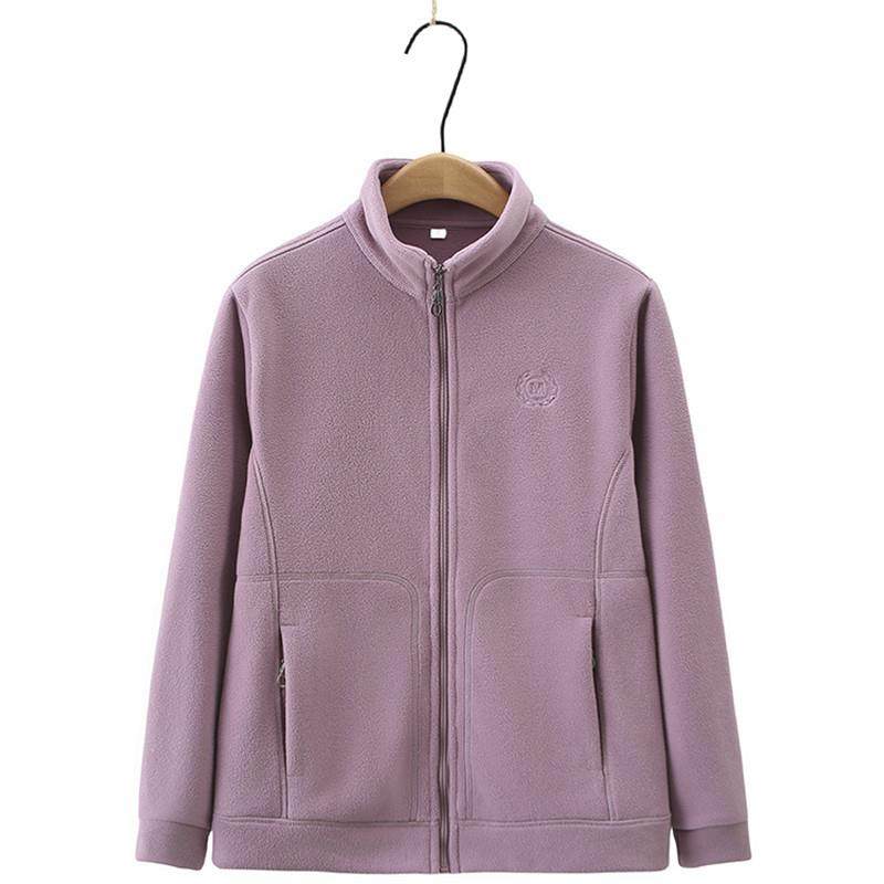 妈妈摇粒绒外套女中老年女装春秋装上衣老奶奶太太春装时尚抓绒衣,女装/女士精品,中老年女装,淘宝优惠券,粉丝福利购,淘宝优惠卷