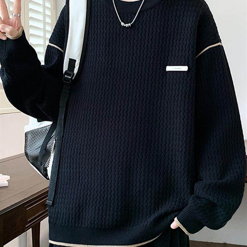 男女秋冬针织衫2025新加厚底内针织衫青少年和男孩保暖针织上衣,男装,针织衫/毛衣,淘宝优惠券,粉丝福利购,淘宝优惠卷