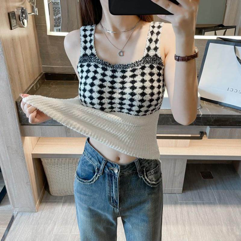 秋冬加厚羊羔绒内搭新款吊带背心女免穿文胸加绒珊瑚绒抹胸打底衫,女装/女士精品,背心吊带,淘宝优惠券,粉丝福利购,淘宝优惠卷