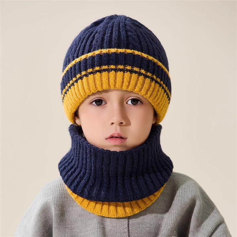儿童帽子冬季男女孩护耳帽中大童保暖加厚套头护耳防风帽围脖套装,服饰配件/皮带/帽子/围巾,帽子,淘宝优惠券,粉丝福利购,淘宝优惠卷