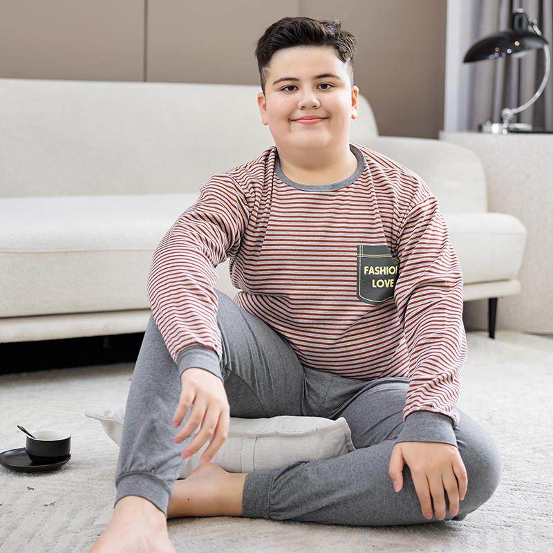 加肥加大春秋保暖男大童睡衣胖童秋衣秋裤内衣套装儿童打底纯棉,童装/婴儿装/亲子装,内衣套装,淘宝优惠券,粉丝福利购,淘宝优惠卷