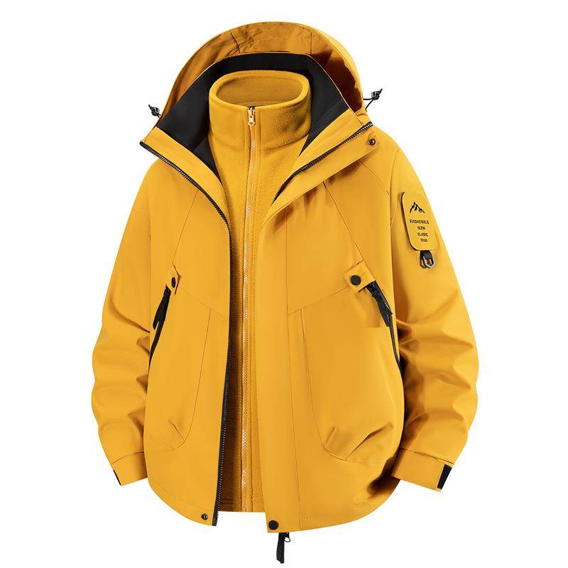 户外冲锋衣男女秋冬季防风防水外套三合一石墨烯发热内胆可拆卸,户外/登山/野营/旅行用品,冲锋衣,淘宝优惠券,粉丝福利购,淘宝优惠卷