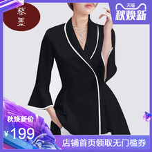 春秋英伦风气质修身 OL职业西服 大码 小西装 欧美时尚 女外套2019新款