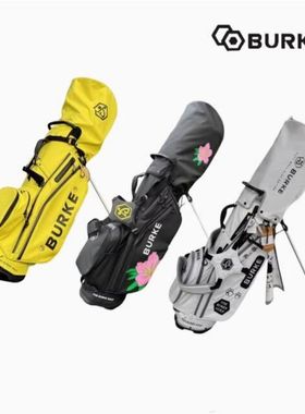 正品 BURKE高尔夫球包 CAT系列支架包 下场背包方便携带新款白色