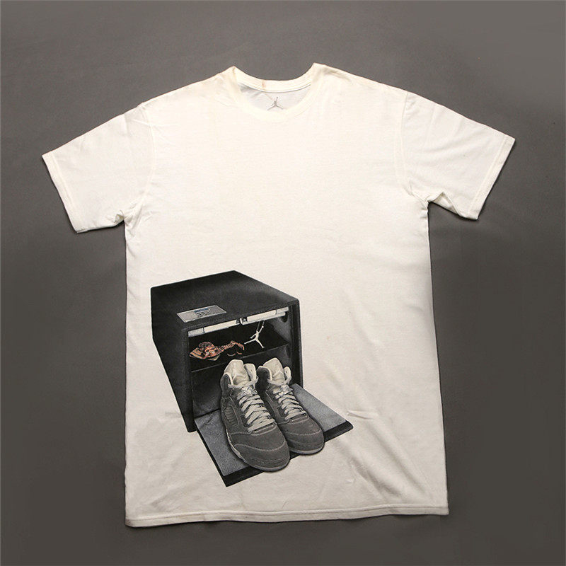 JORDAN飞人AJ5代男子运动篮球休闲潮流夏季透气短袖T恤