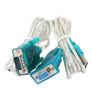 USB转串口9针 COM口 九针串口线数据线HL-FT232驱动芯片转RS232 转换器