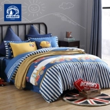 Детский хлопковый комплект, хлопковое покрывало для школьников для мальчиков, 4 предмета, 3 предмета