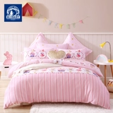 Детский хлопковый комплект, мультяшное покрывало, 4 предмета, 3 предмета