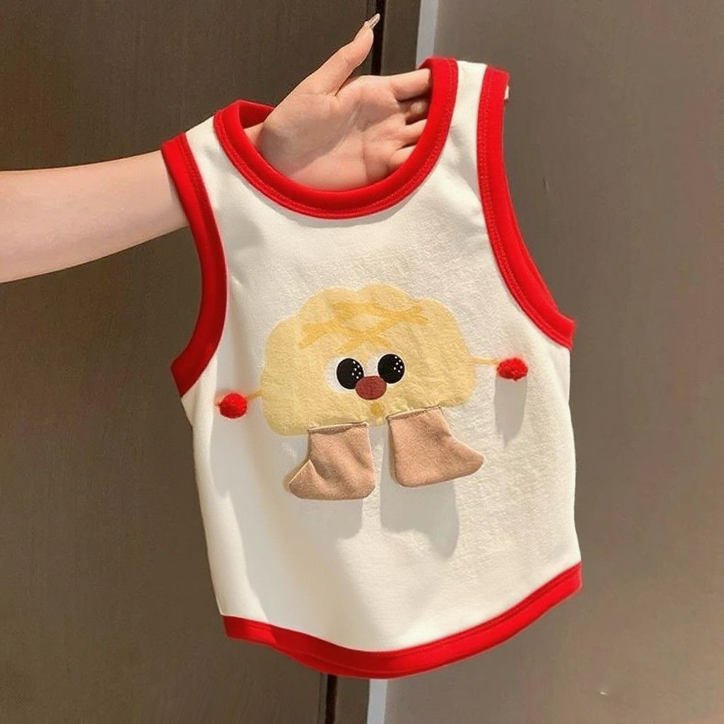 宠物夏季可爱超萌卡通背心立体图案舒适亲肤中型犬柯基柴犬法斗