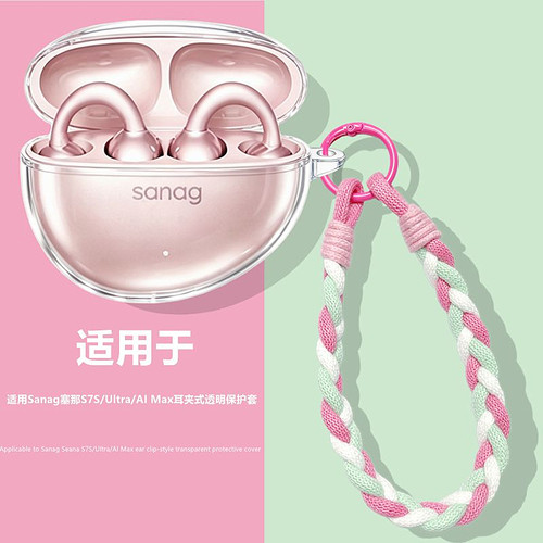 适用塞那S7S耳夹式透明保护套
