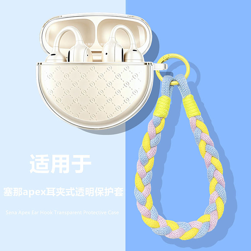 适用塞那apex耳夹式透明保护套