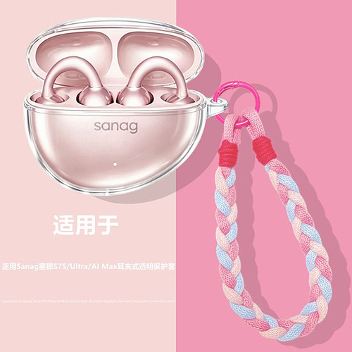 适用塞那S7S耳夹式透明保护套