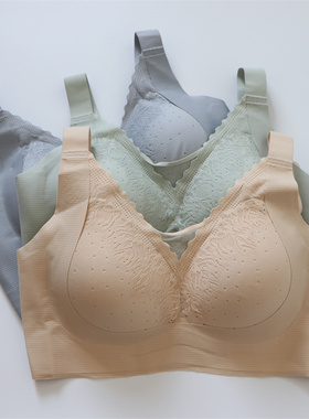 蔓婷雅内衣特大码无痕胖妹妹200斤无钢圈95CD薄E杯大胸显小文胸罩